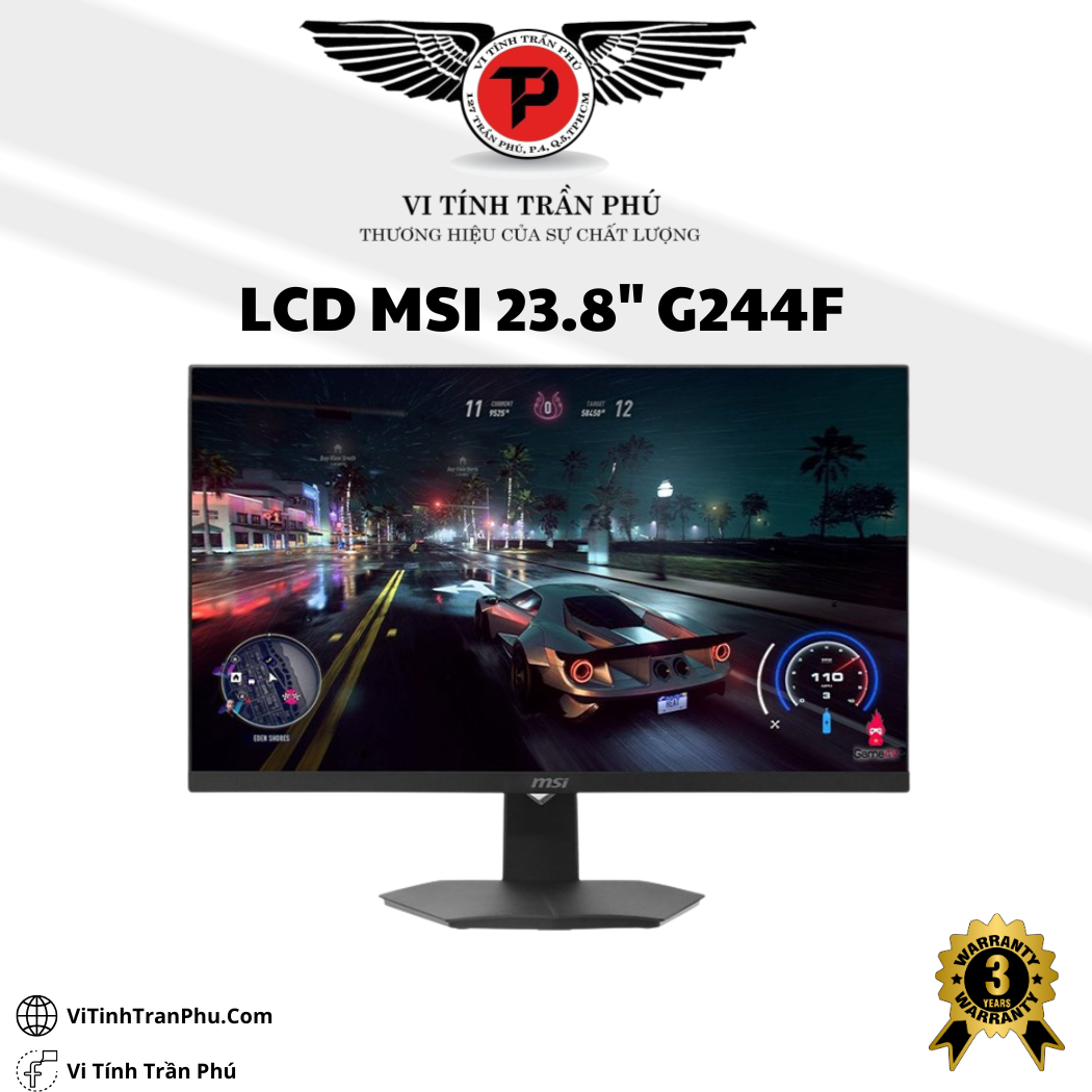 Màn hình 23.8 inch MSI G244F (23.8 inch, FHD, 170Hz, IPS)